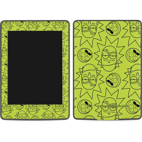 Adult Swim Rick and Morty Rick and Morty All Over Print Amazon Kindle Skin